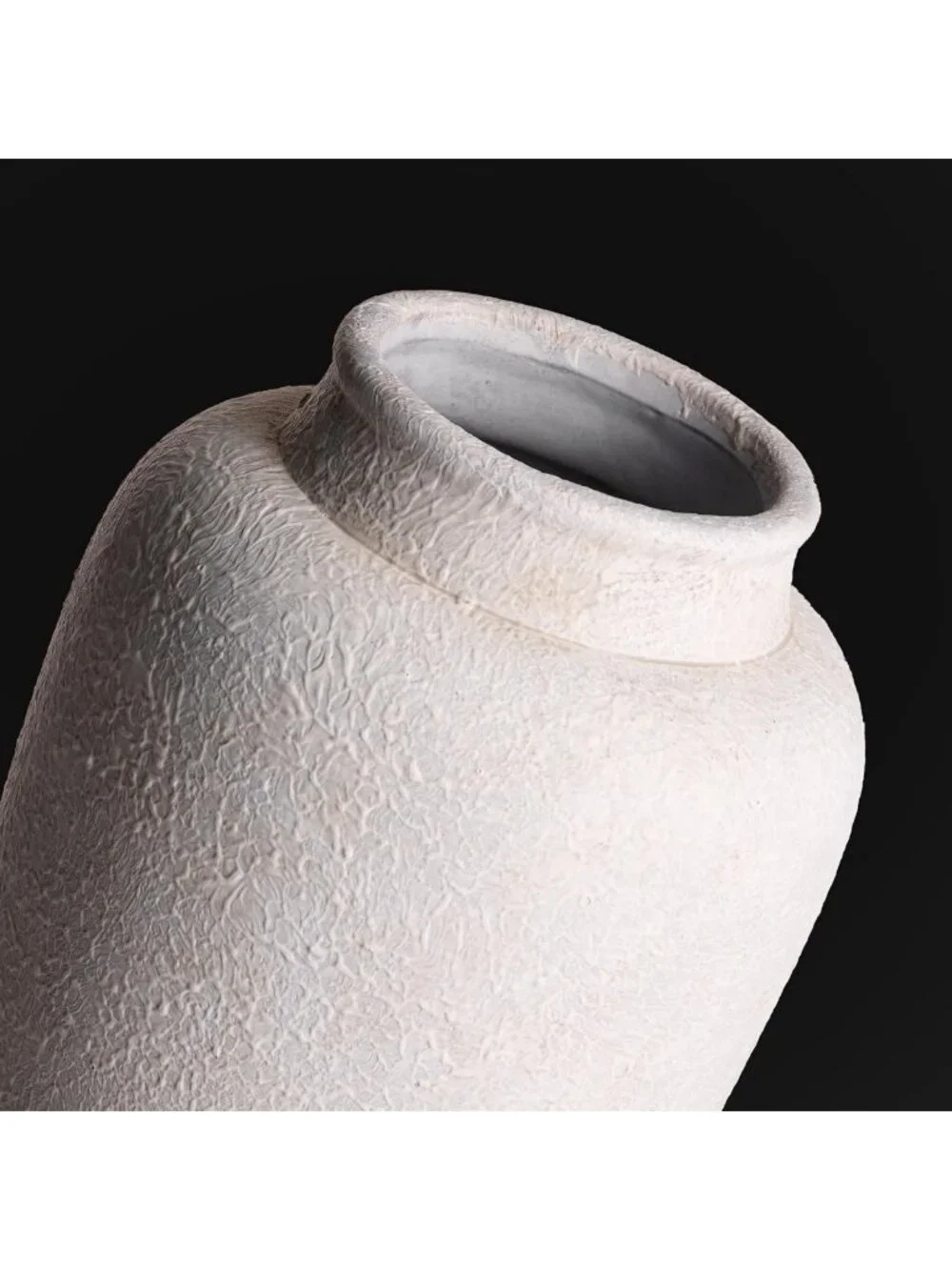 Rustic Large Ceramic Flower Vase - Tall Decorative Pottery for Home Decor, 12